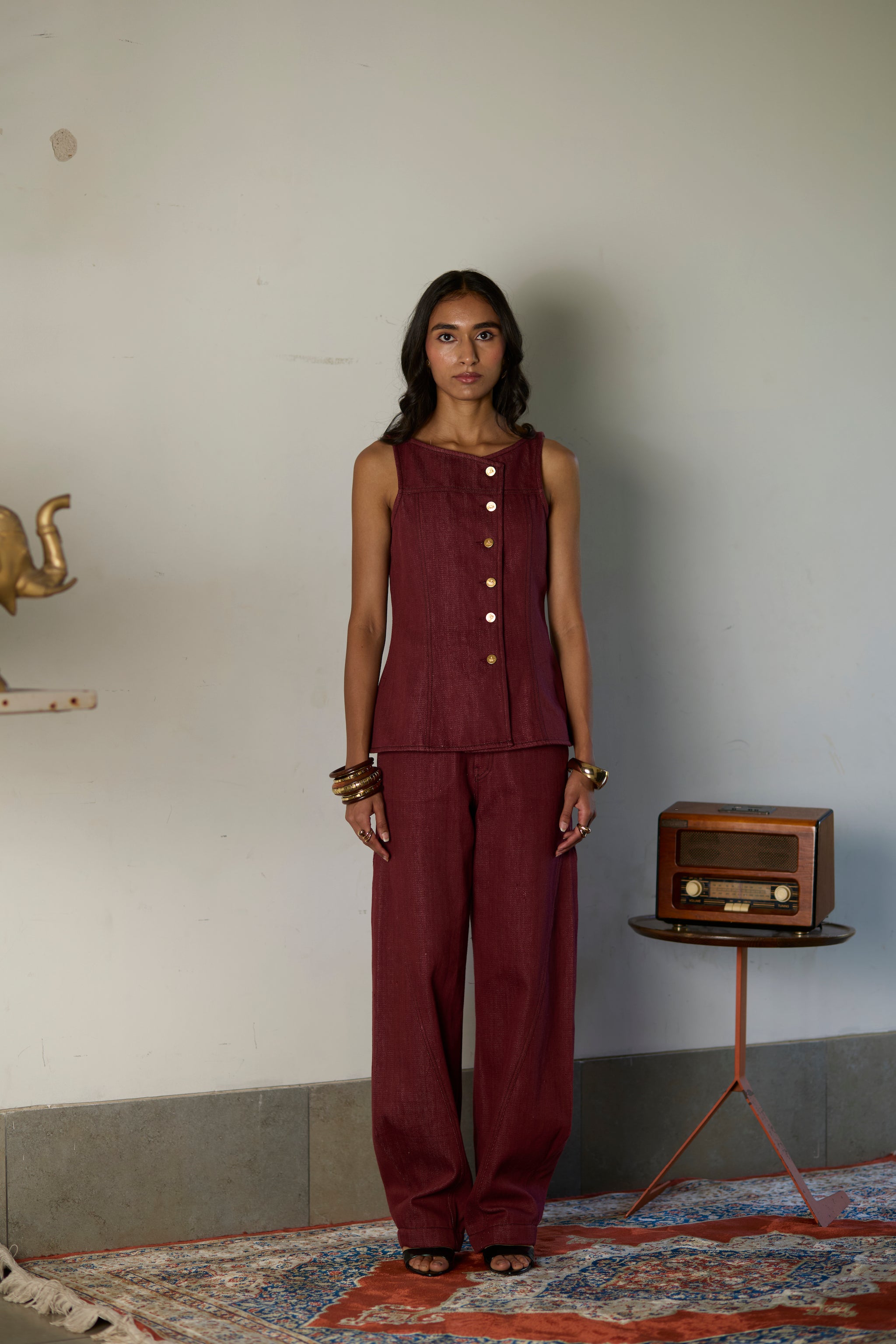 Gulnar Vest Top