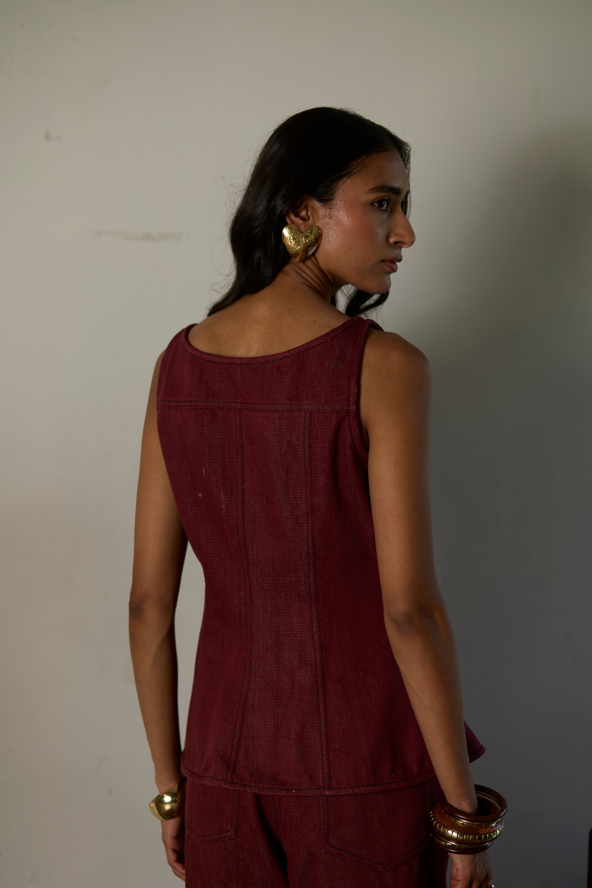 Gulnar Vest Top
