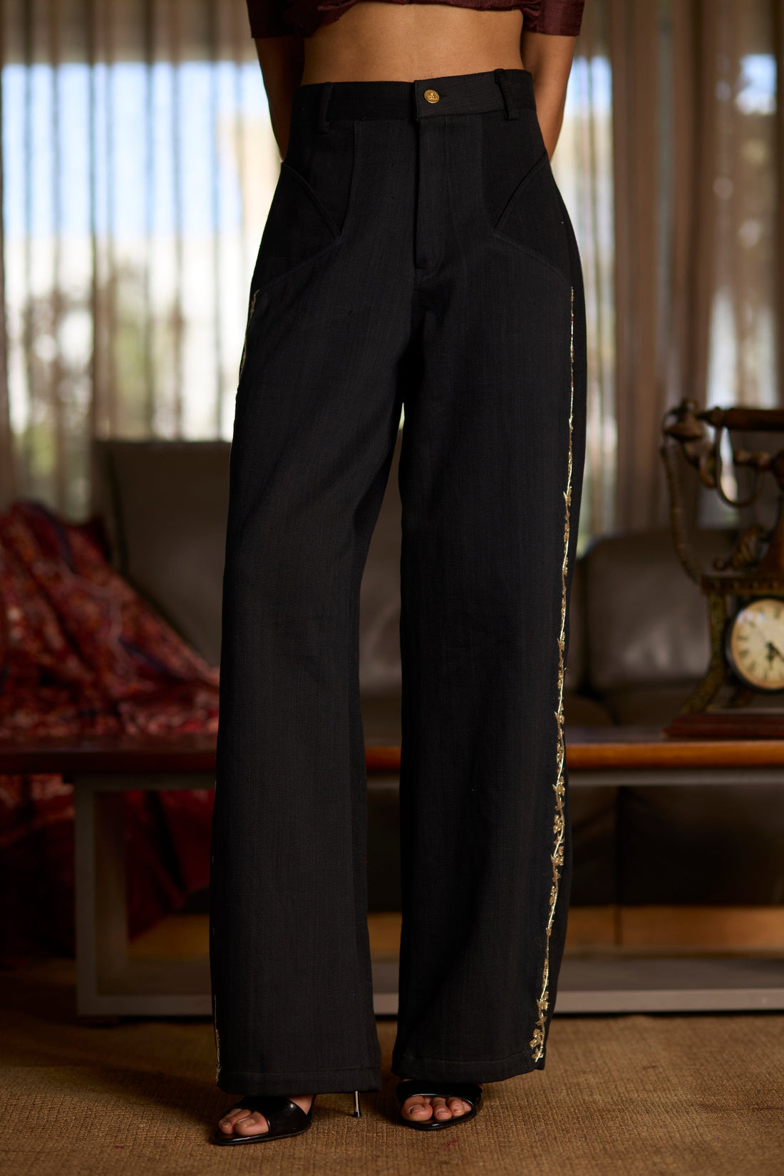 Bakula Zardosi Jeans