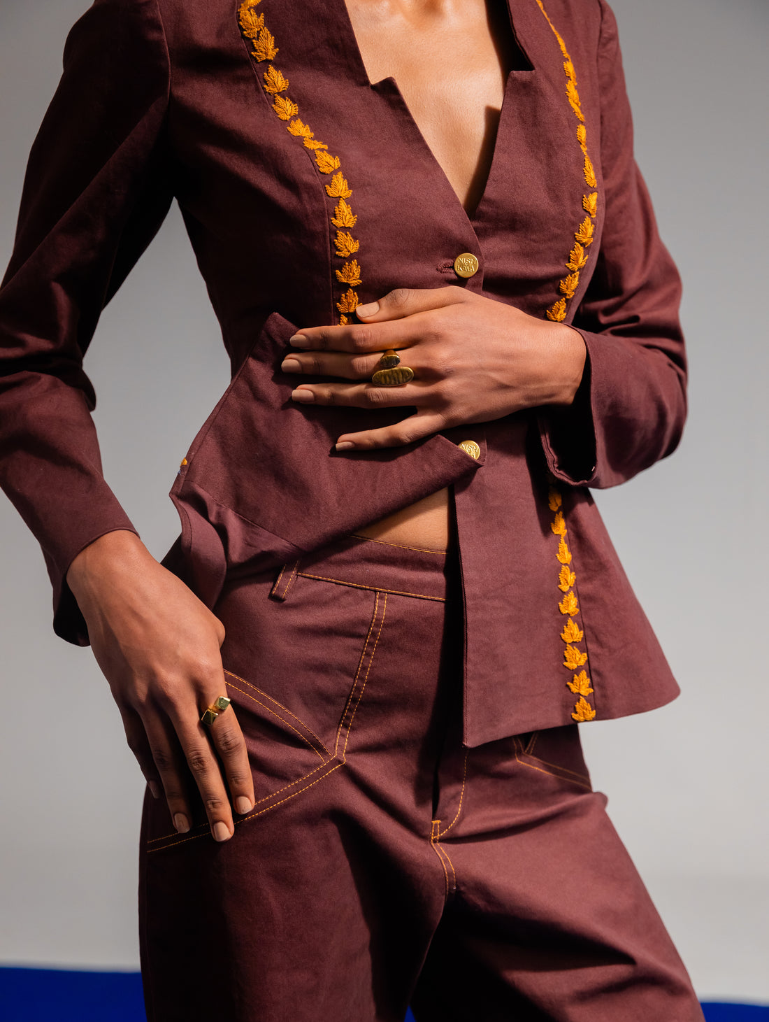 Brown Twill Pants