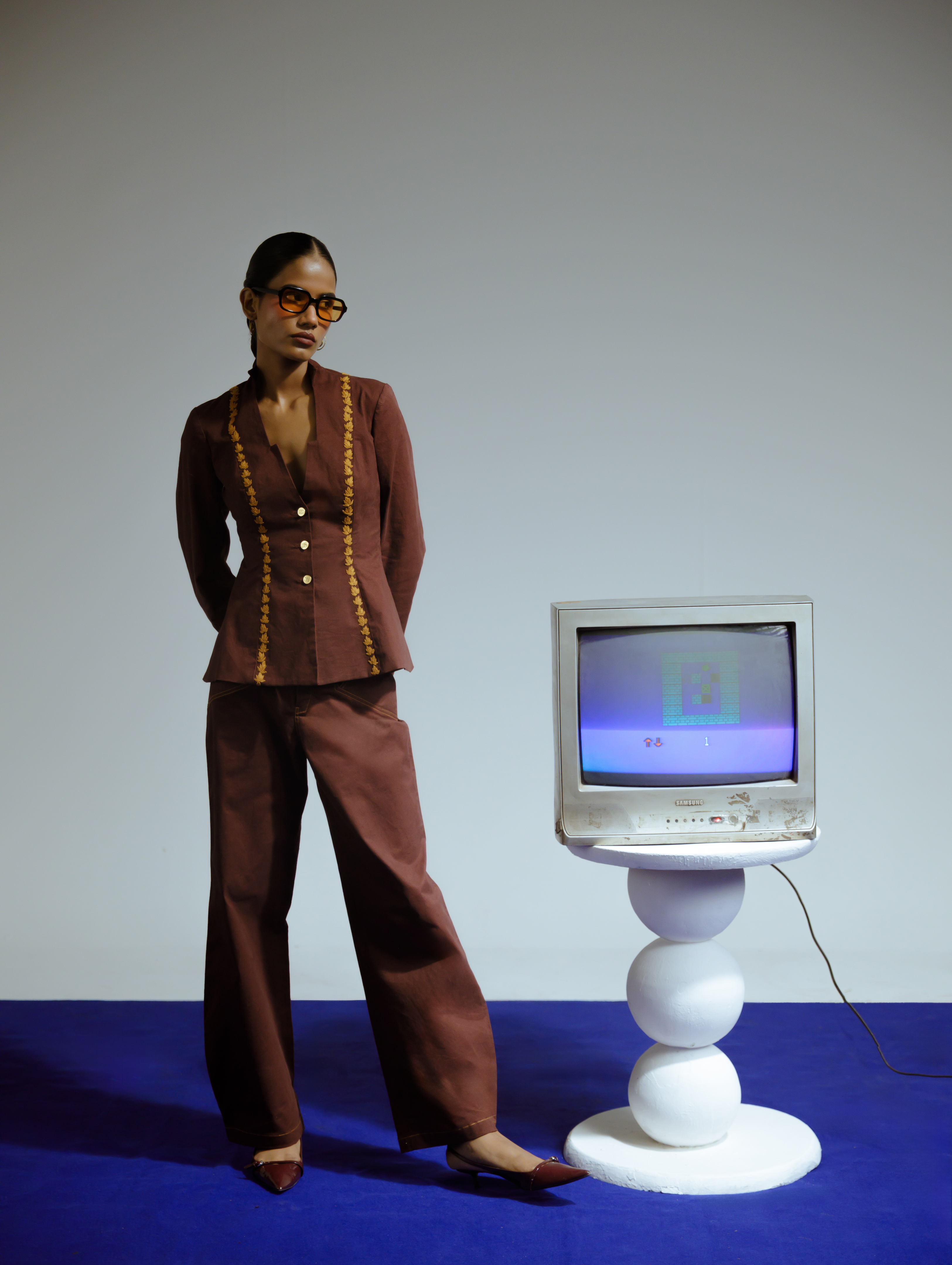 Brown Twill Pants