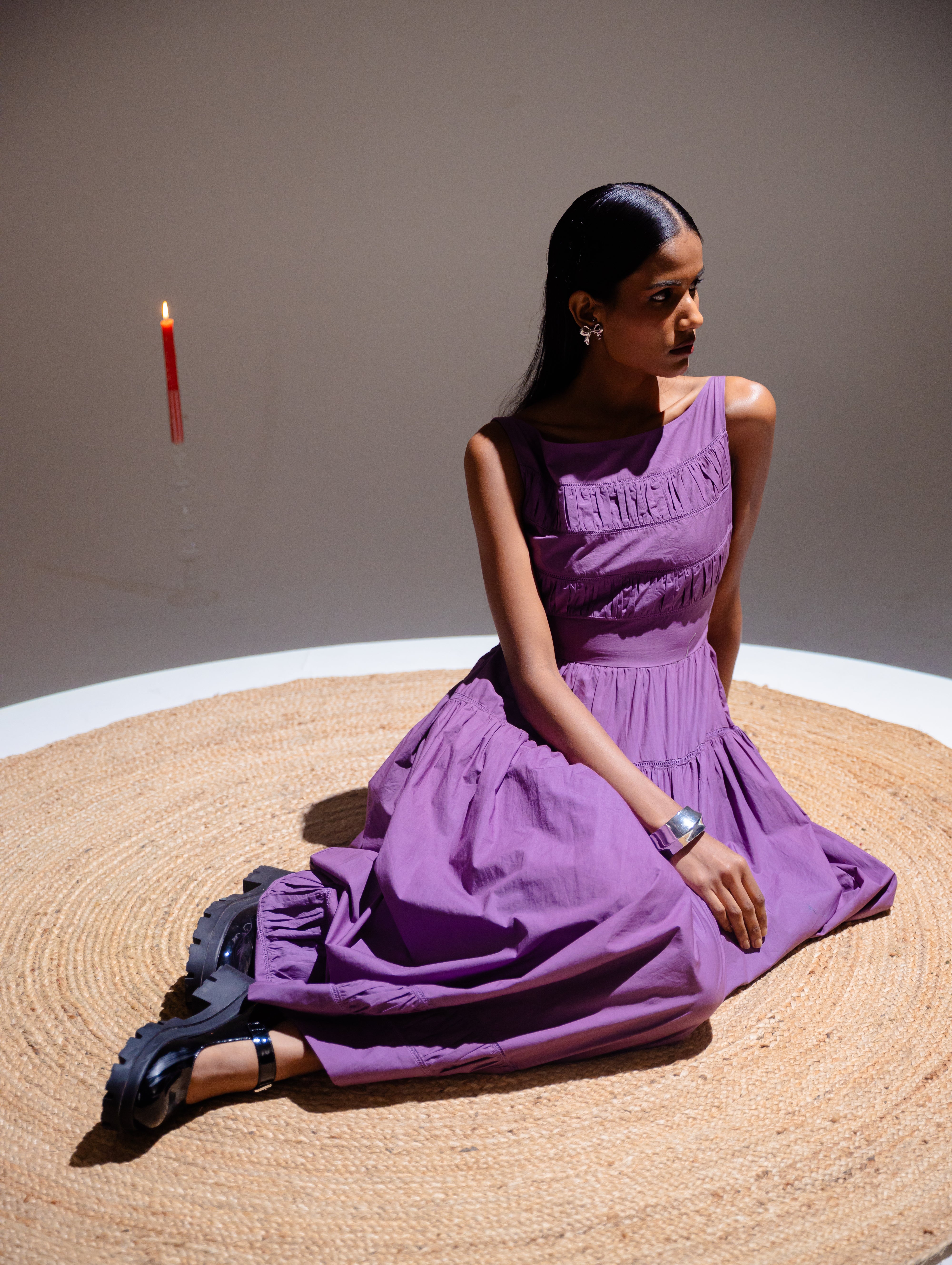 Smocked Midi Dress