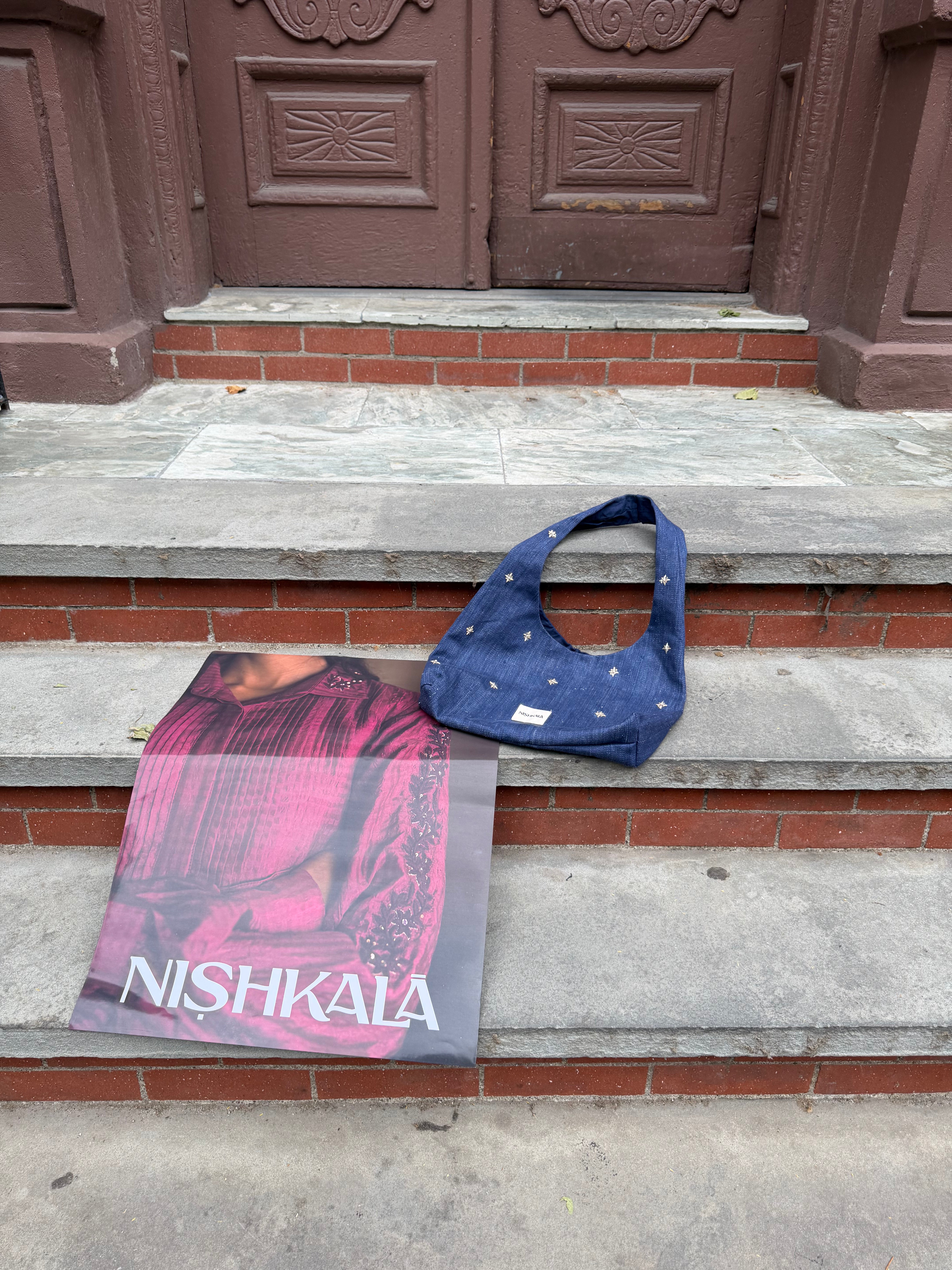 Handwoven Denim Tote
