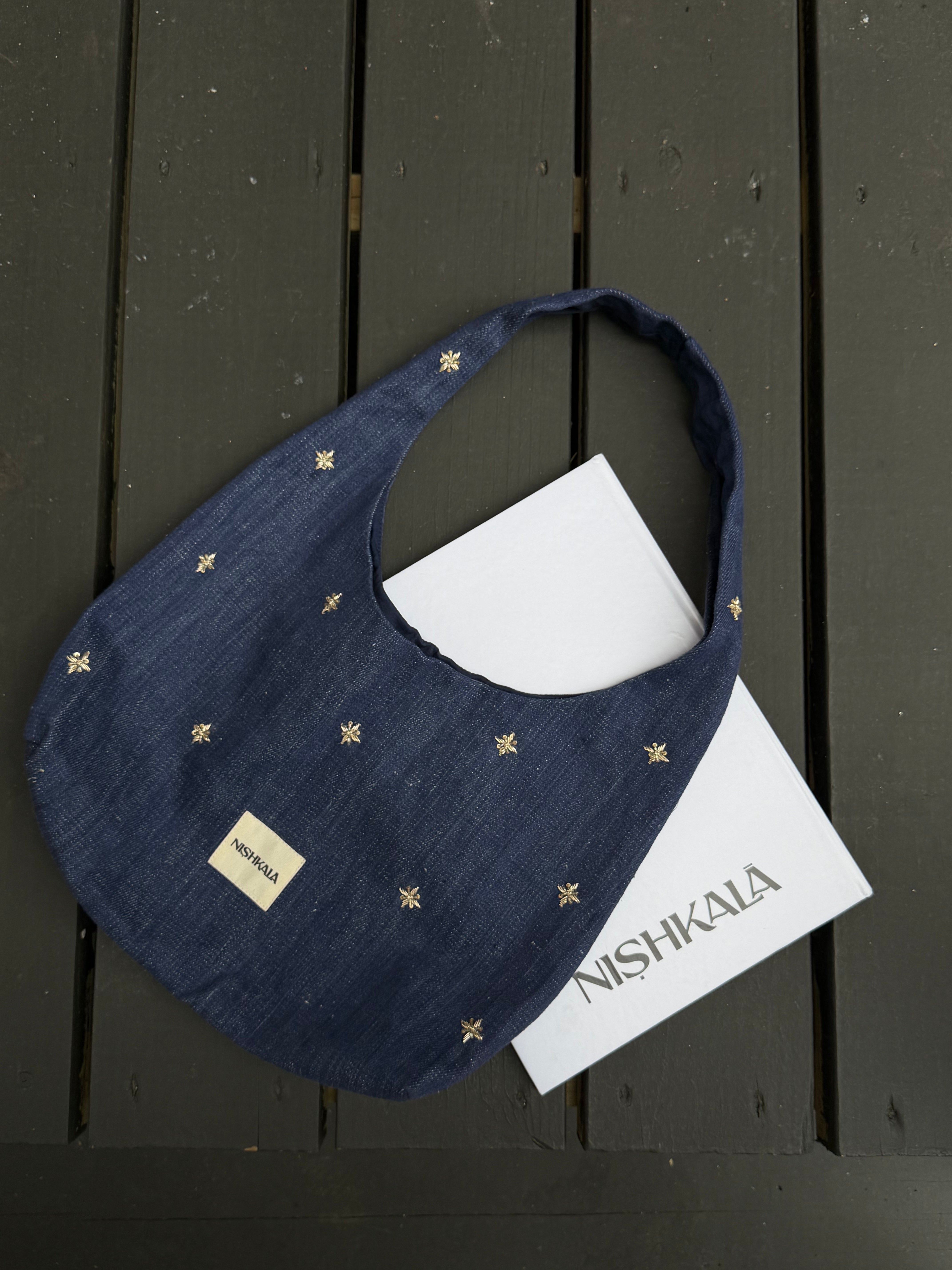 Handwoven Denim Tote